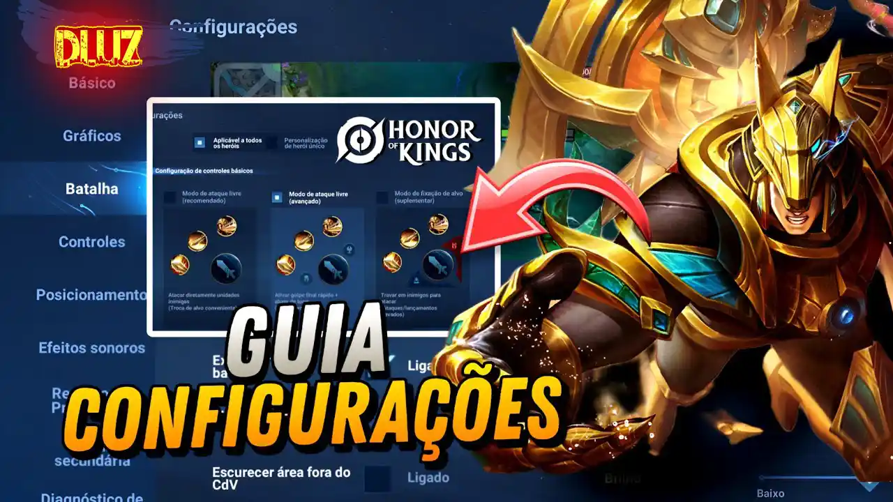 Melhor configurção para Honor of Kings