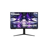 SAMSUNG Monitor Gamer Odyssey 27', FHD, 165Hz, 1ms, com ajuste de altura, HDMI, DP, Freesync, Preto, Série G32