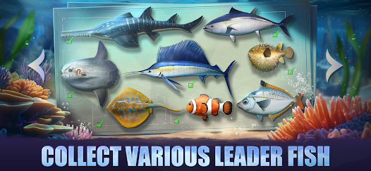 Peixe superior: jogo do oceano