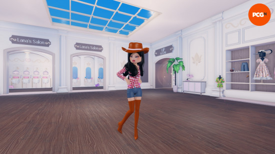 A cowgirl entre as ideias de roupas DTI